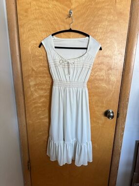 Vintage 70s Prairie/Western Midi Dress